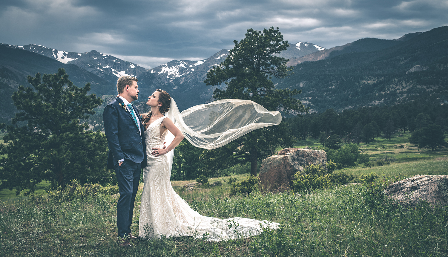 Colorado wedding photography in the Rocky Mountains Estes Park