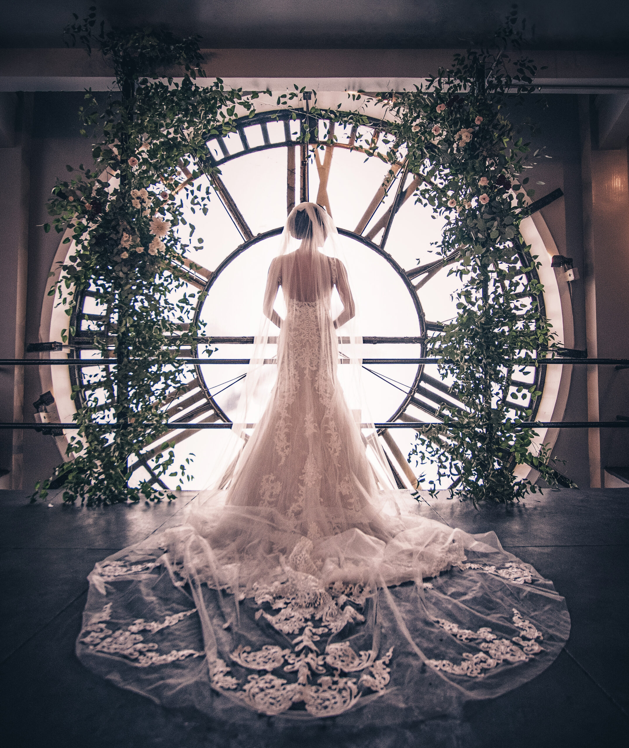 denver wedding photographer clock tower wedding
