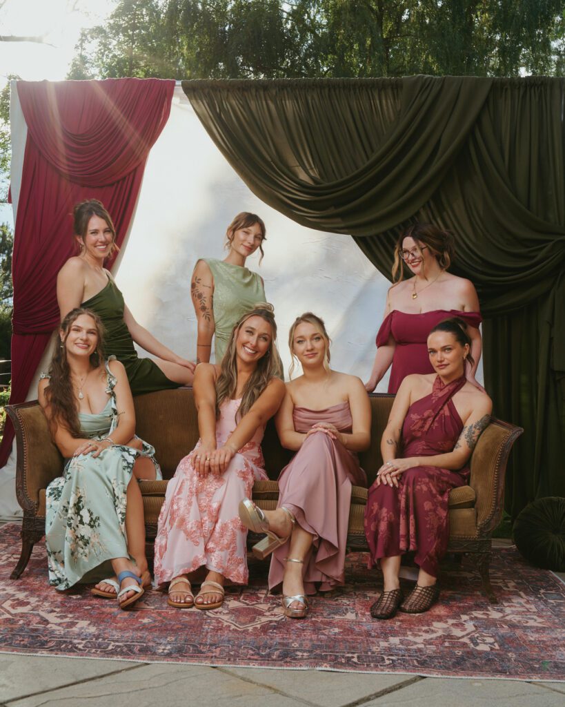 bridesmaids portrait